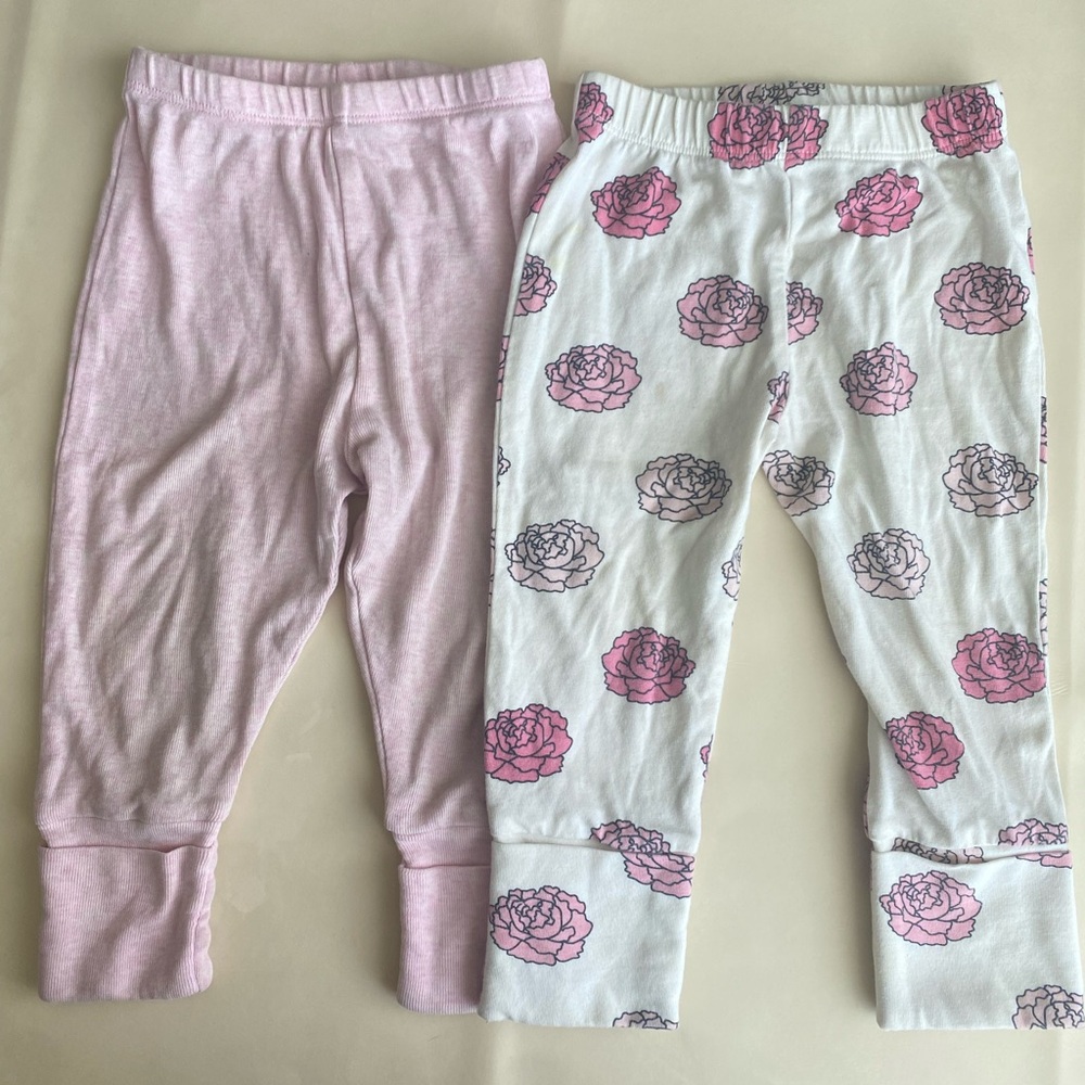 Organic Cotton Baby Girl Pants Bundle